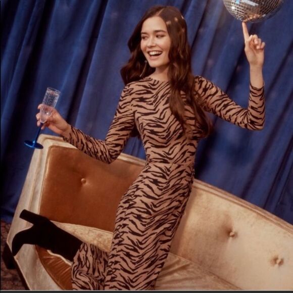 Reformation Marita Midi animal print dress - Picture 5 of 16